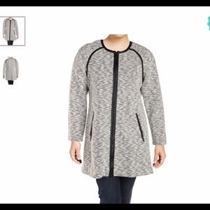 Vintage Leather Trim / pant coat NWOT